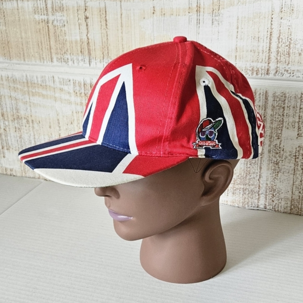 Vintage 1994 World Cup Soccer‎ Snapback Trucker Hat U.K. United Kingdom Cap